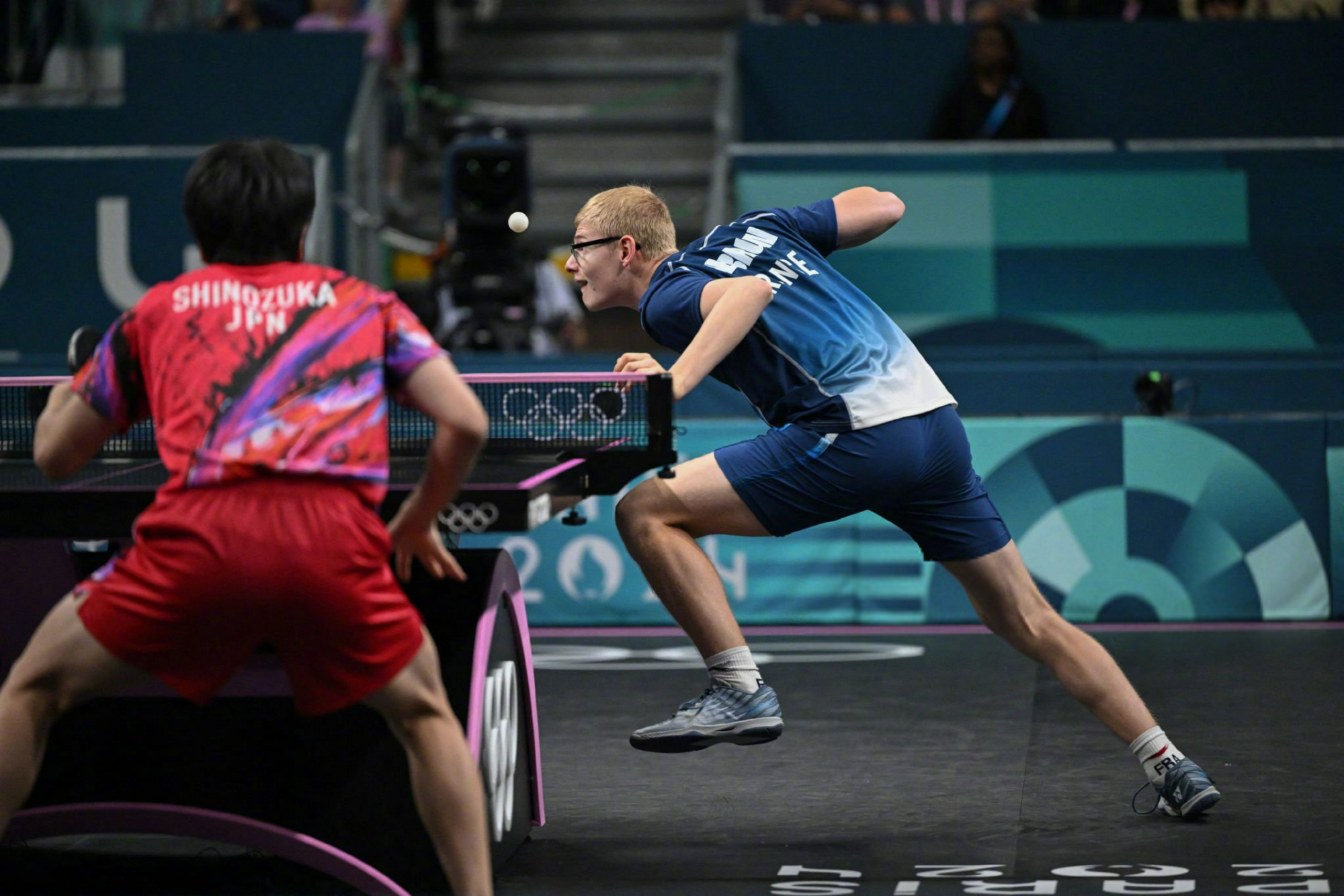 法国队逆转中国队，张本智和惊艳四座